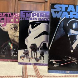 Star Wars VHS Trilogy  Set