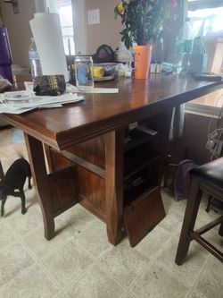 Counter height dinner table