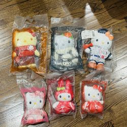 Hello Kitty Sanrio Stuffed Animal Plush Mix Assortment LOT NEW rare