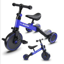 Elantrip 5 in 1 Balance Bike for 1 to 3 Years Old Kids,Toddler Tricycle Kids Trikes Tricycle, Best Toys for Boy & Girl, Balance Training