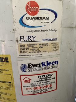 Rheem Water Heater