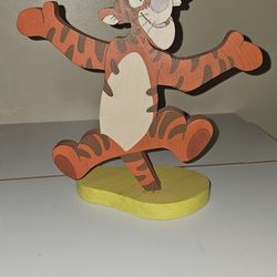 Wooden Tigger Figurine