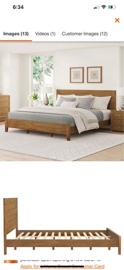 Brand new king size bed frame