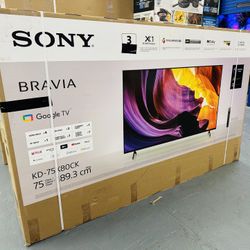 75” Sony Bravia X80K 4K UHD Smart Tv