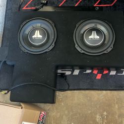 JL Audio 10 Inch Shallow Subwoofers and JL Amp