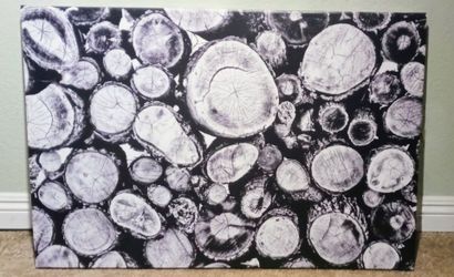 Wall Art. Logs Canvas