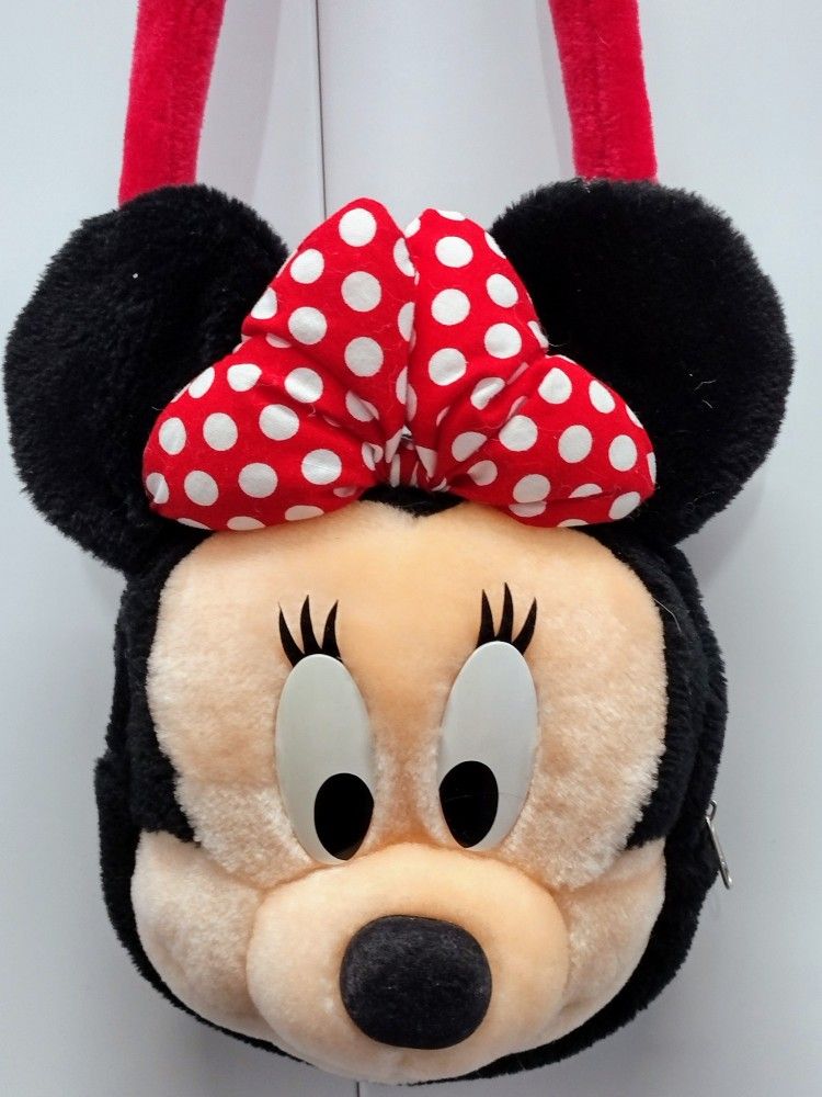 DISNEY PLUSH MINNIE MOUSE PURSE