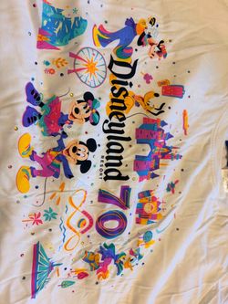 Disneyland 70th anniversary Shirt 3xl