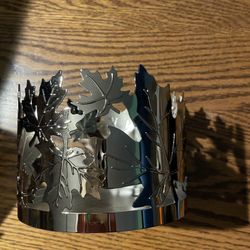 Partylite Maple Leaf Jar Candle Holder 