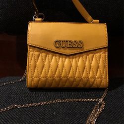 Yellow Brinkley Guess Bag