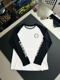 Black &White Chrome heart Shirt