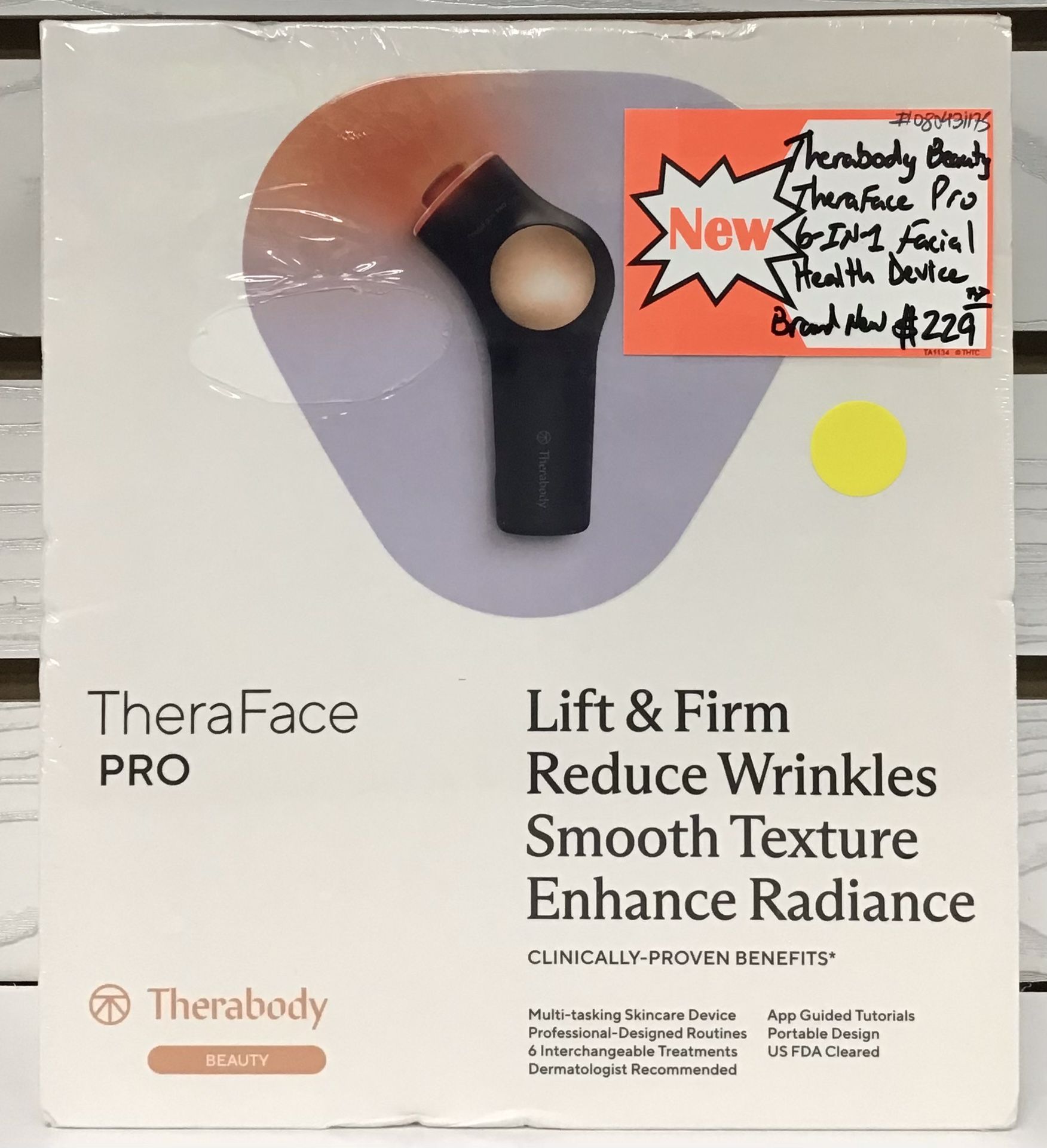 Therabody Beauty TheraFace Pro 6-in-1 Facial Health Device Brand New