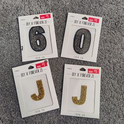 Iron On Letters & Numbers