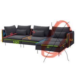 3seat Comfy couch