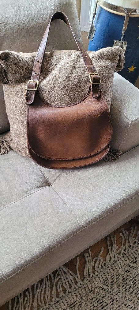 70s Coach Saddle Bag