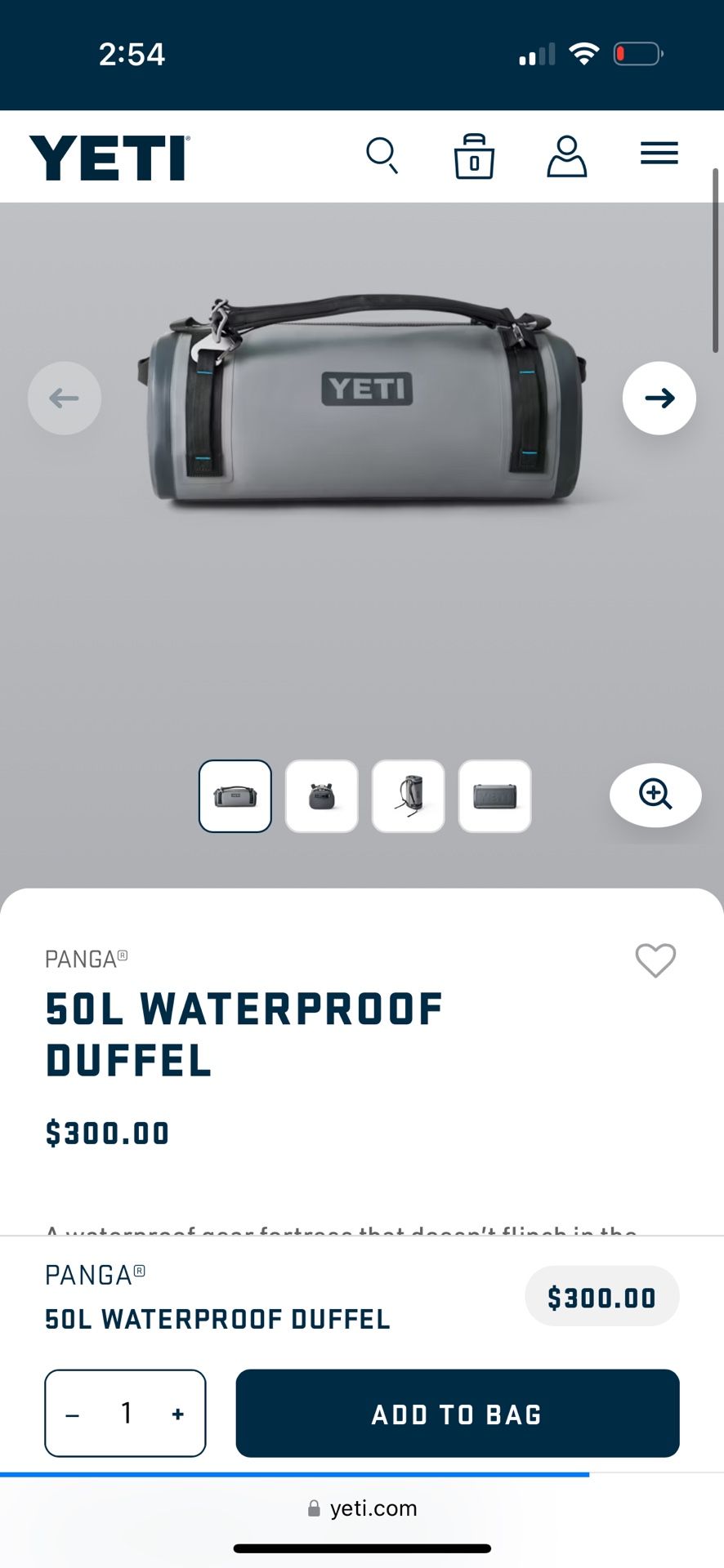 Water Proof Duffle YETI