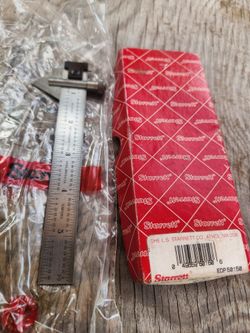 Starrett drill point gage #22