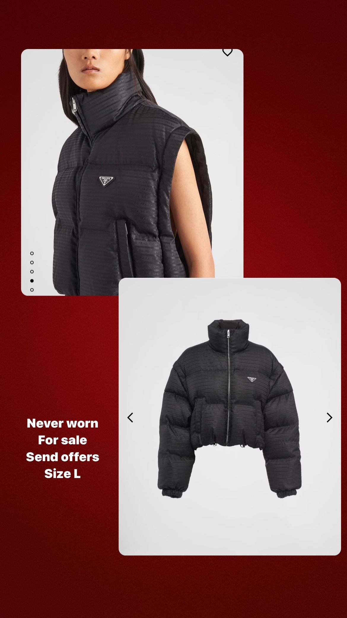 Designer Puffer Coat/Vest