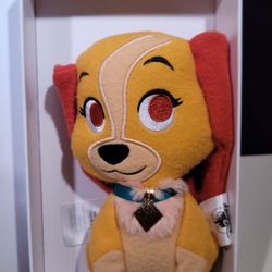 Disney Parks Limited Edition VHS Lady And The Tramp Plush