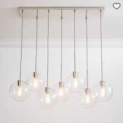 West Elm Sculptural 7-Light Globe Chandelier