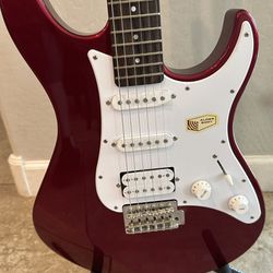 As New Yamaha Pacifica Red Electric Guitar Strat Body & Stand