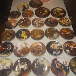 26 NORMAN ROCkwell  PLATES 99$ TAKE THEM ALL 