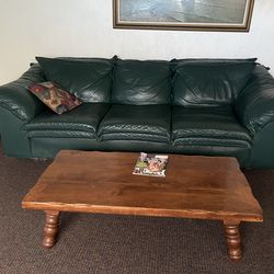Leather sofa