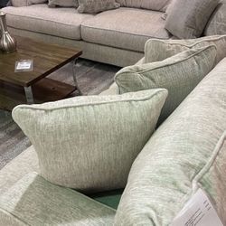Rawcliffe Parchment Beige Huge Sectional Sofa /P