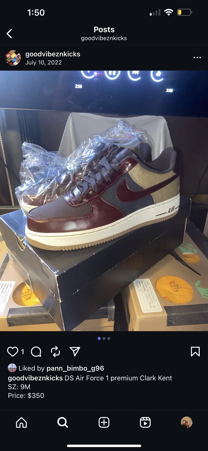 Air Force 1 Premium Clark Kent