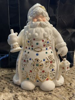 Lenox Porcelain Santa Claus Votive Holder