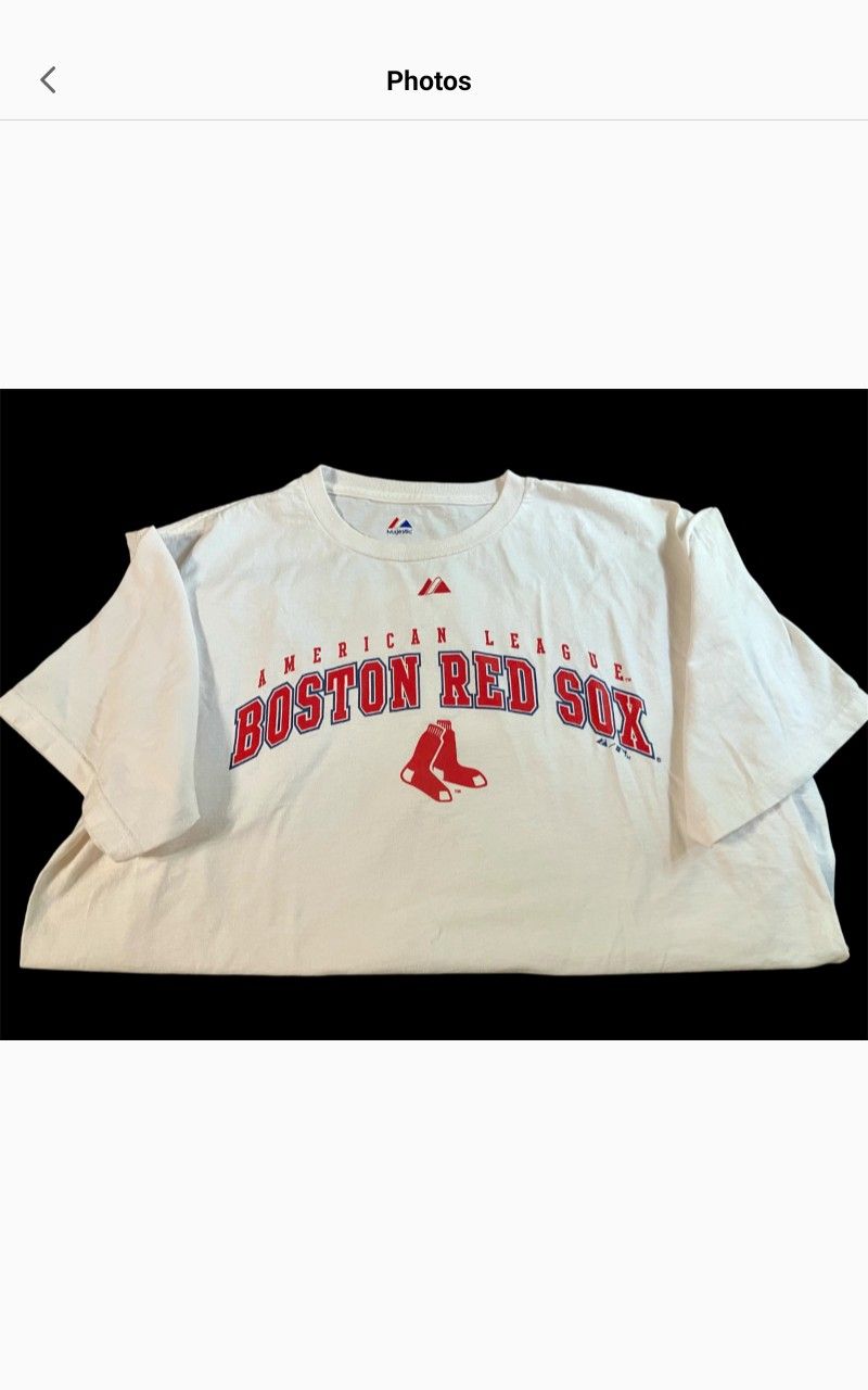 Red Sox Red & White T-Shirt X-Large