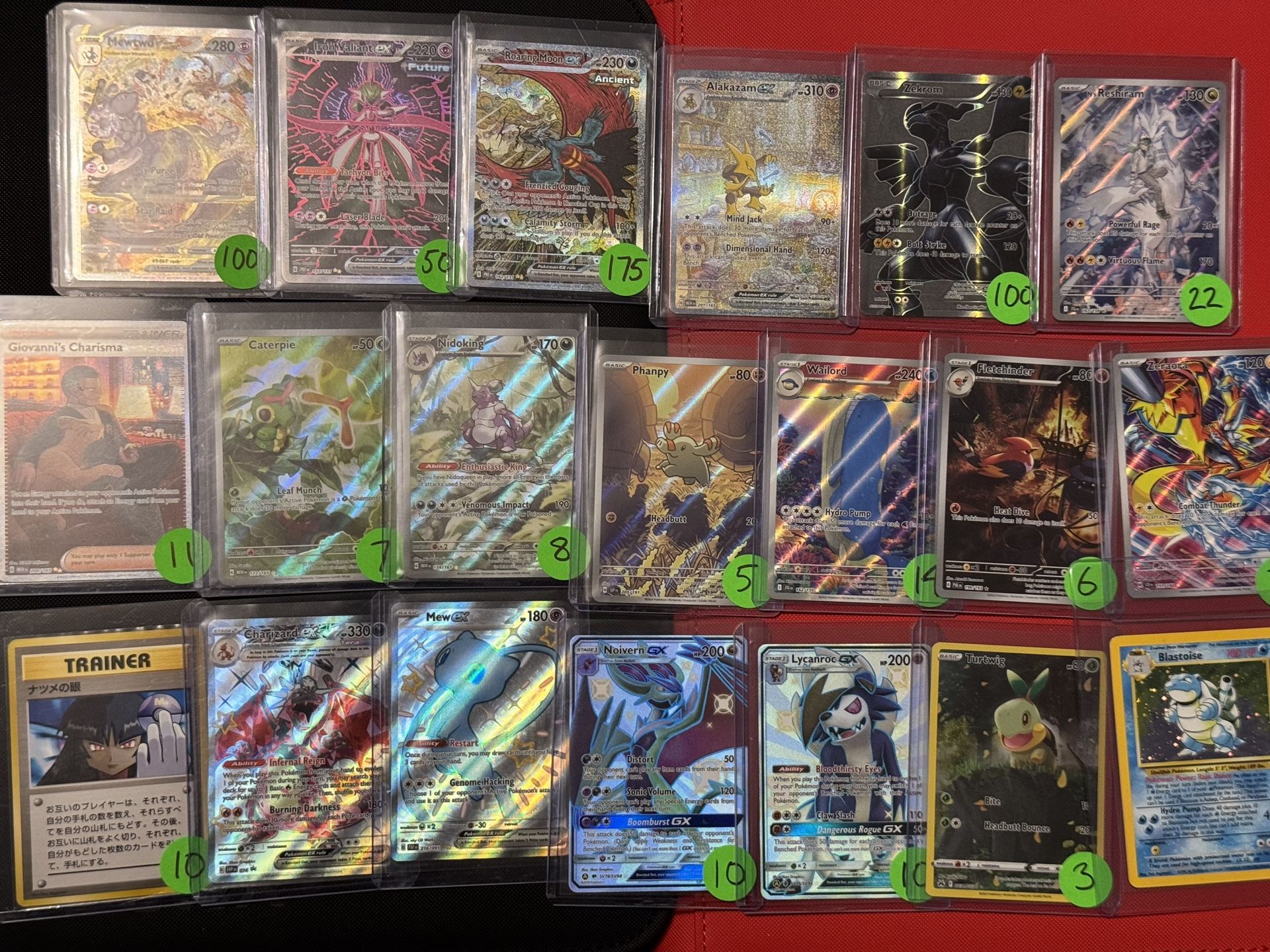 Various Pokemon Cards