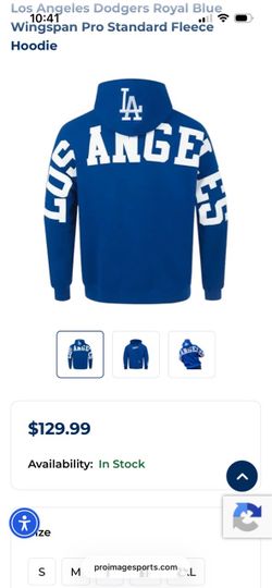 LA Dodgers wingspan hoodies