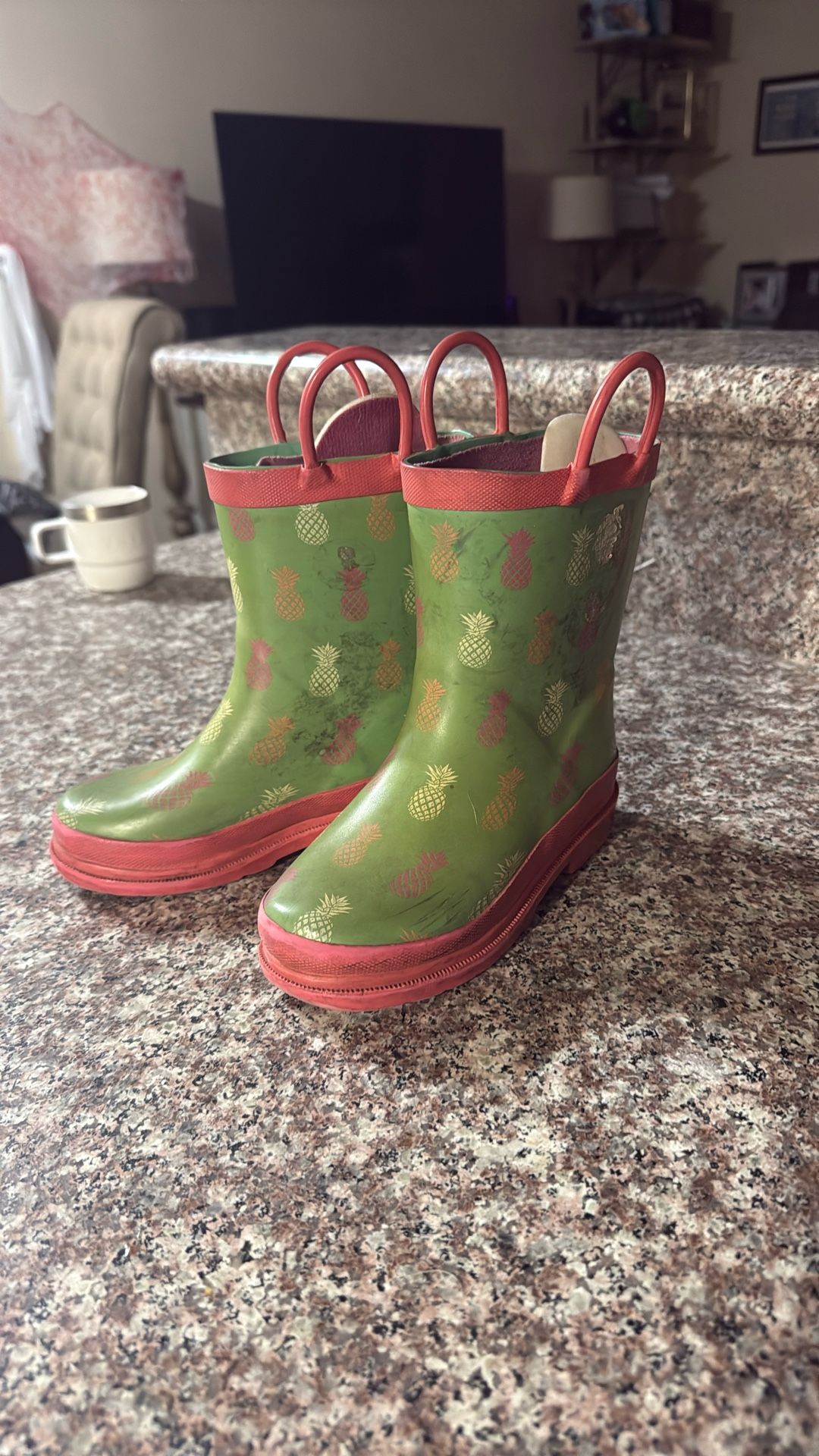 Lily And Dan Rain Boots Toddler Size 9/10
