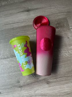 Two Starbucks Cups/ Tumblers