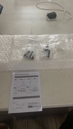 2 white floating shelves