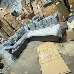 sectional sofa for outdoor , ( 68x90x30)inch( missing one cushion cover)