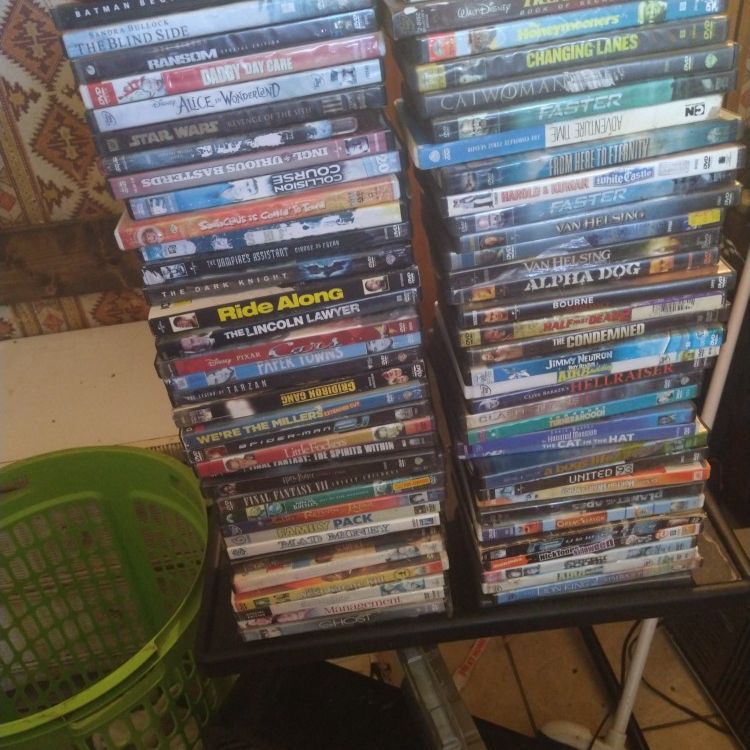 DVD'S 120 OF THEM And Portable Dvd Player