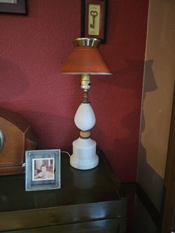 Milk Glass Lamp