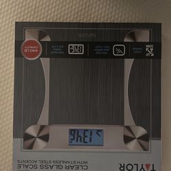 Taylor Clear Glass Scale