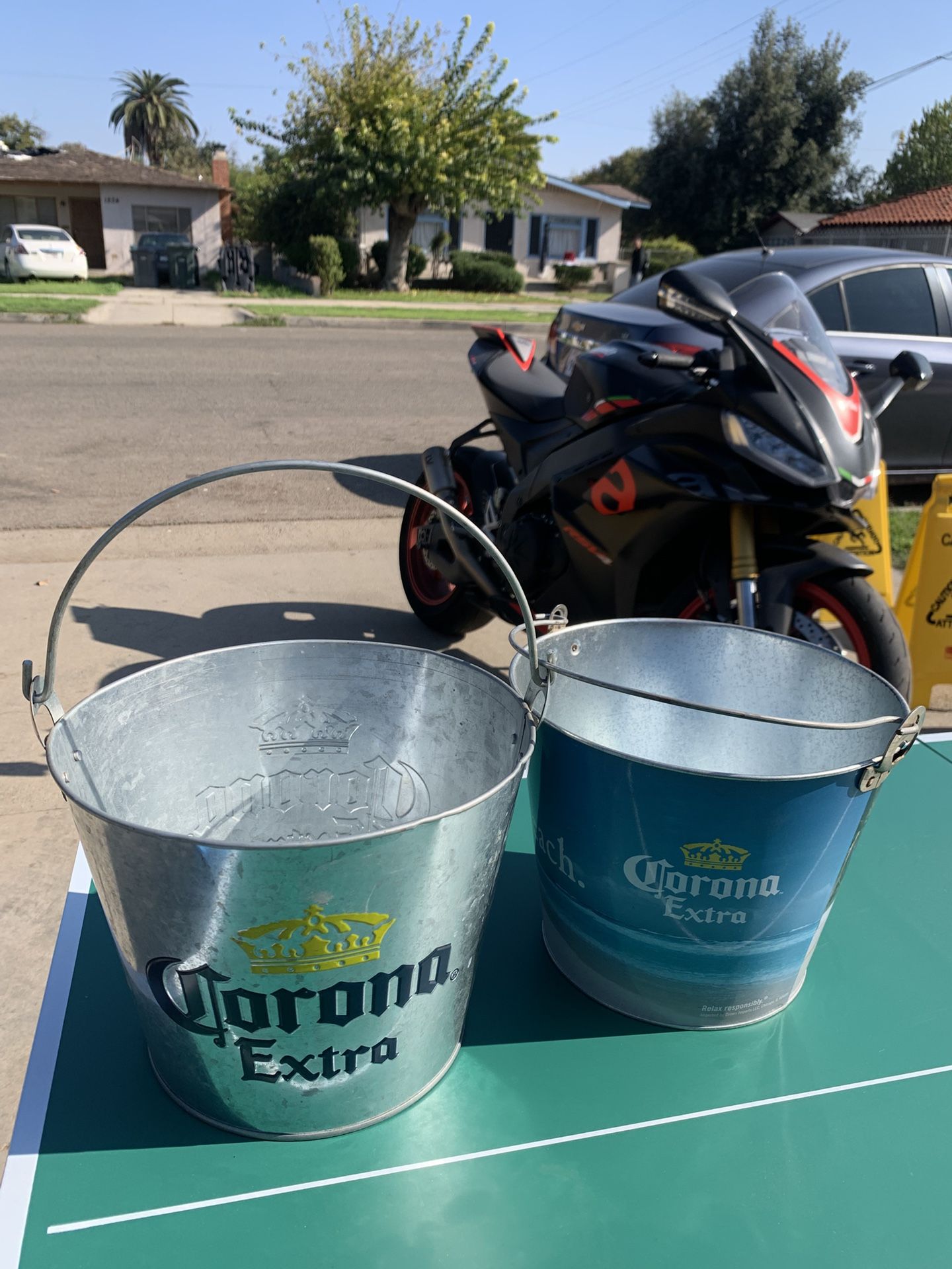 Cubetas Con Logo  Corona .!!!