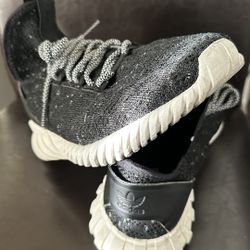 Adidas Tubular Doom Sock Black White Mens Size 11