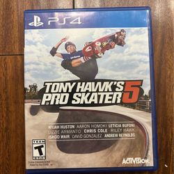 Tony Hawk's Pro Skater 5 Playstation 4 ps4