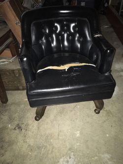 Vintage black chair