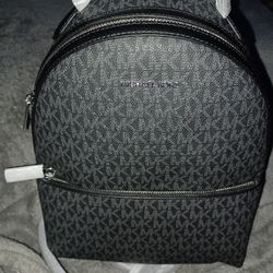 Micheal Kors Signature Logo Backpack