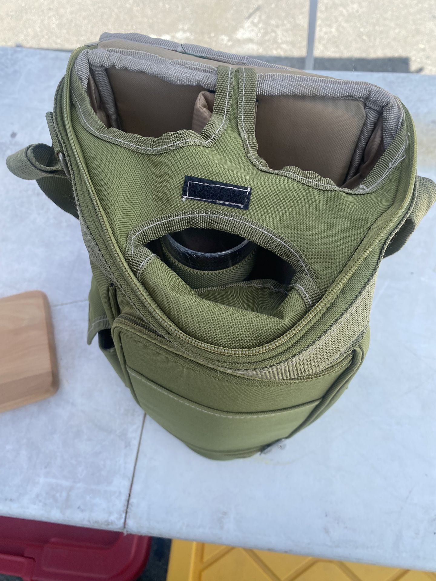 Pinic Time Green bag