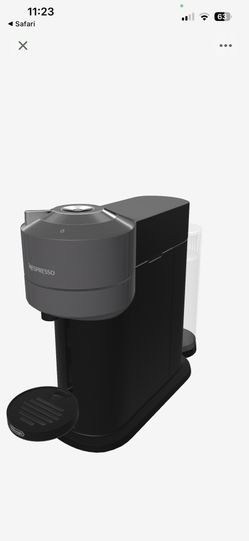 New Nespresso Next Coffee/espresso Machine. Dark Gray.