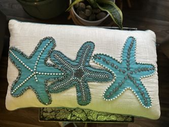 Three Star Fish Pillow 21 X 11.5