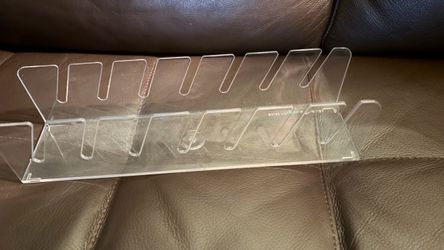 Clear Acrylic Baseball Cap Organizer / Hat Rack (Holds 7 Caps)