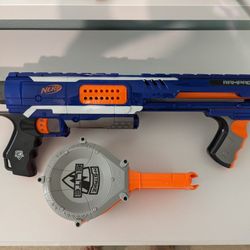 NERF Rampage N-Strike Elite Toy Blaster with 25 Dart Drum

